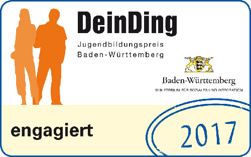 Engagiert Siegel des Jugendbildungspreis Baden-Württemberg