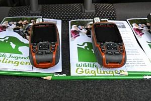 Die technische Ausrüstung: GPS Geräte und eine Schatzkarte