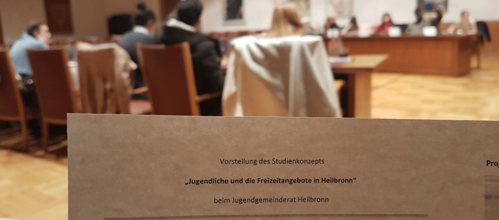 Vorstellung der Studie im Jugendgemeinderat Heilbronn