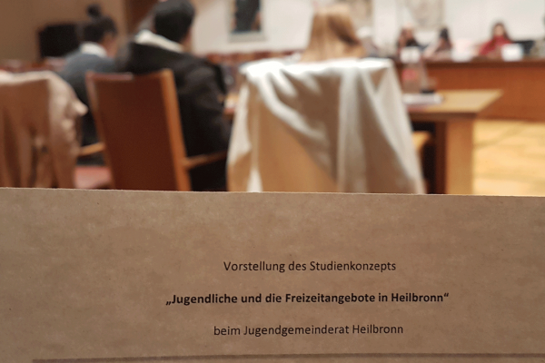 Vorstellung der Studie im Jugendgemeinderat Heilbronn