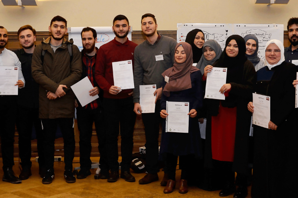 Jugendkonferenz zum Thema muslimische Jugendarbeit in Berlin von der RAA Berlin im November 2017