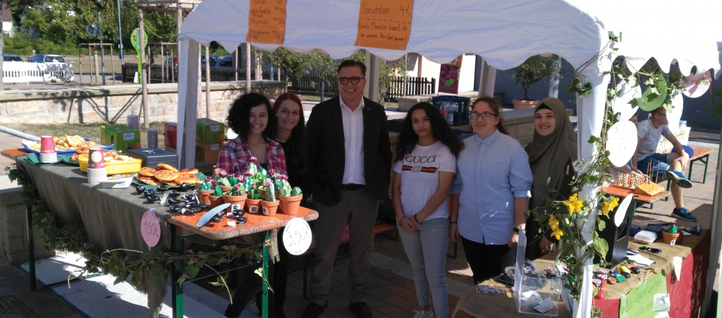 Stand der Wildlife Jugend beim Naturparkmarkt 2018 in Güglingen