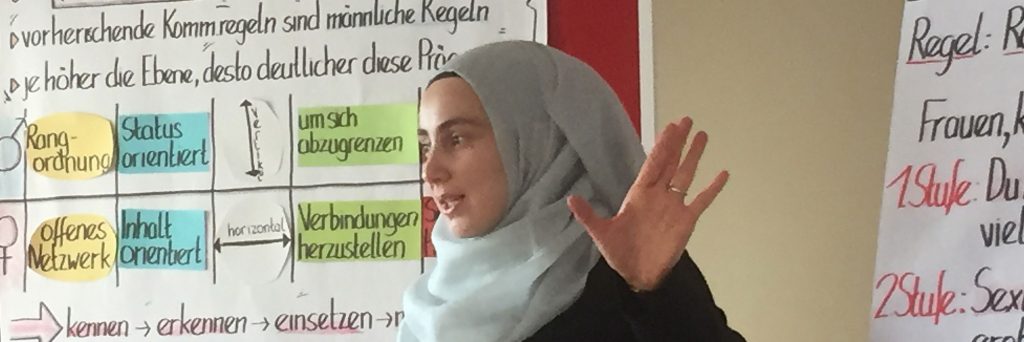 Kommunikationsworkshop für muslimische Frauen und Mädchen als Empowermentansatz in der Präventionsarbeit