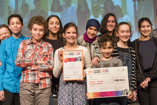 DeinDing Jugendbildungspreis Baden-Württemberg geht 2019 an das Jugendprojekt Dejavu aus Heilbronn